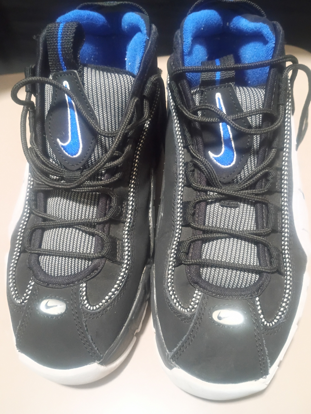 Nike Men’s Black and Royal Blue Athletic Sneakers